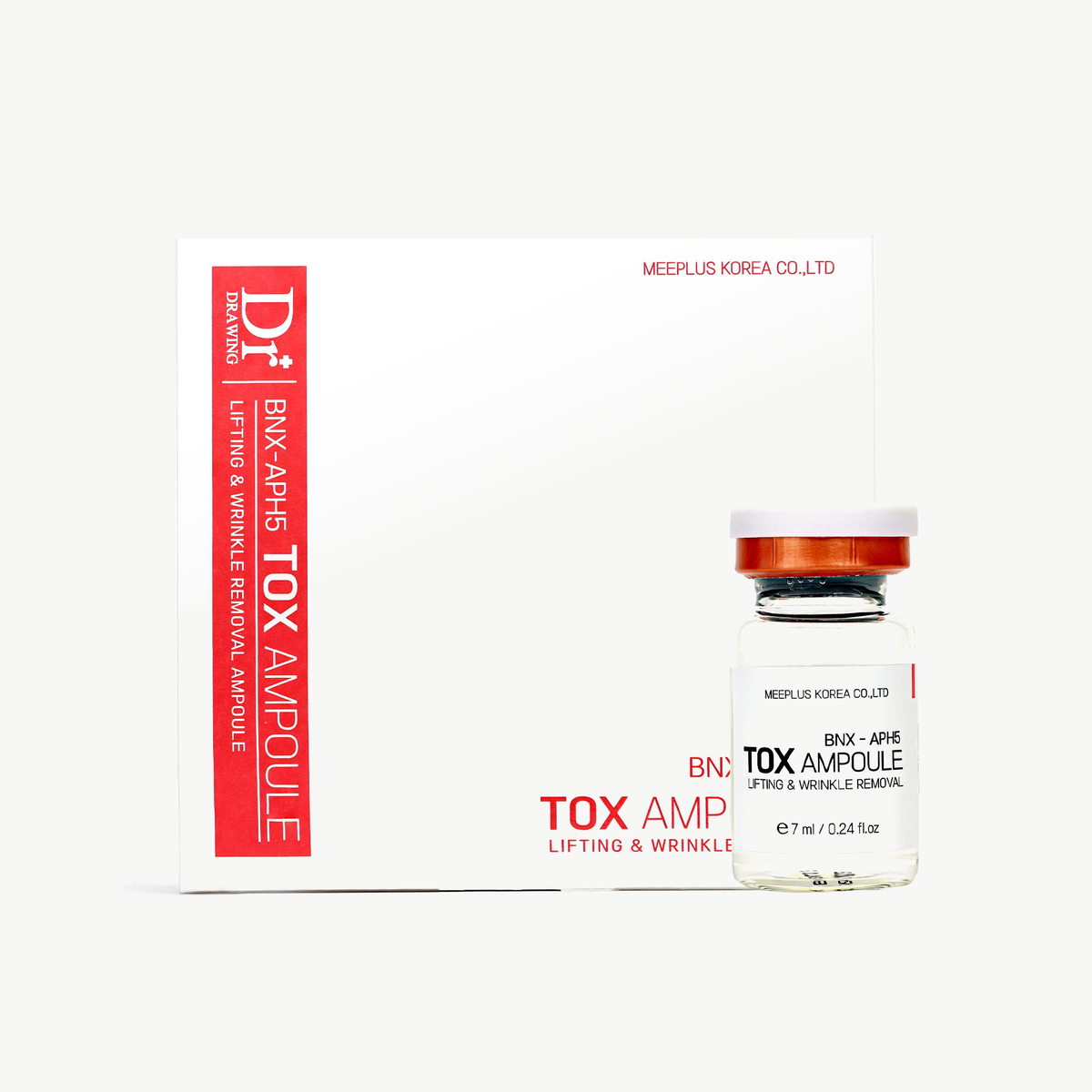 Tox Ampoule 10-vial box — Dr. Drawing peptide firming ampoule