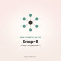 Cosmetic active peptide powder label: Snap-8 Acetyl Octapeptide-3